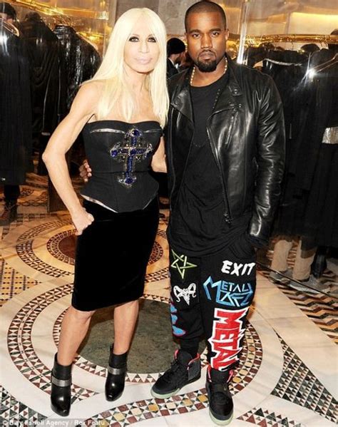 kanye west donatella versace|A Day in the Studio With Salehe Bembury .